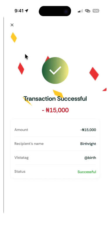 Transaction Successful